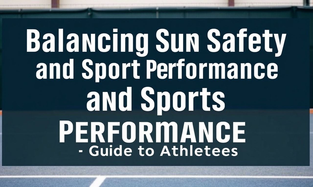 Balancing Sun Safety and Sports Performance: A Guide for Athletes