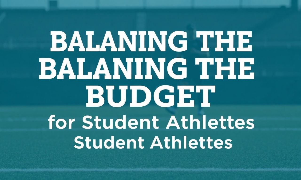 Balancing the Budget: Financial Fitness for Student Athletes