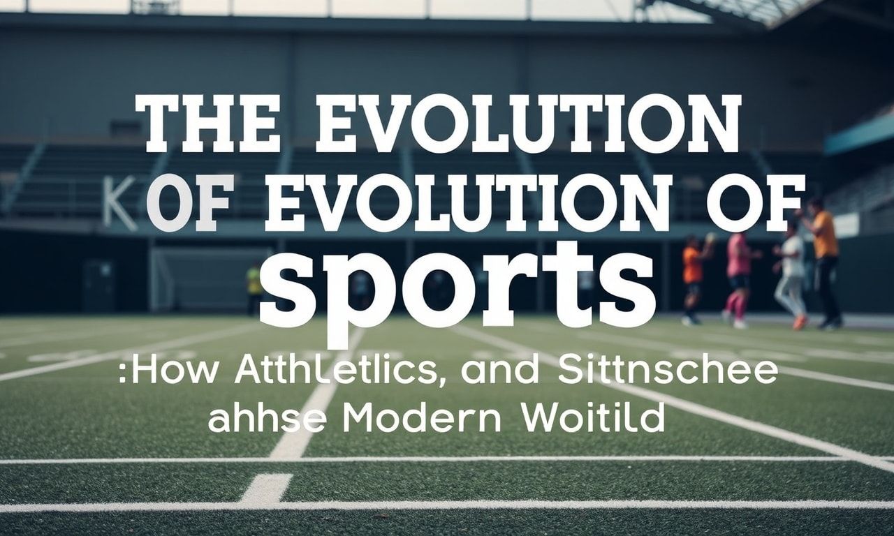 The Evolution of Sports: How Athletics and Fitness Are Shaping the Modern World
