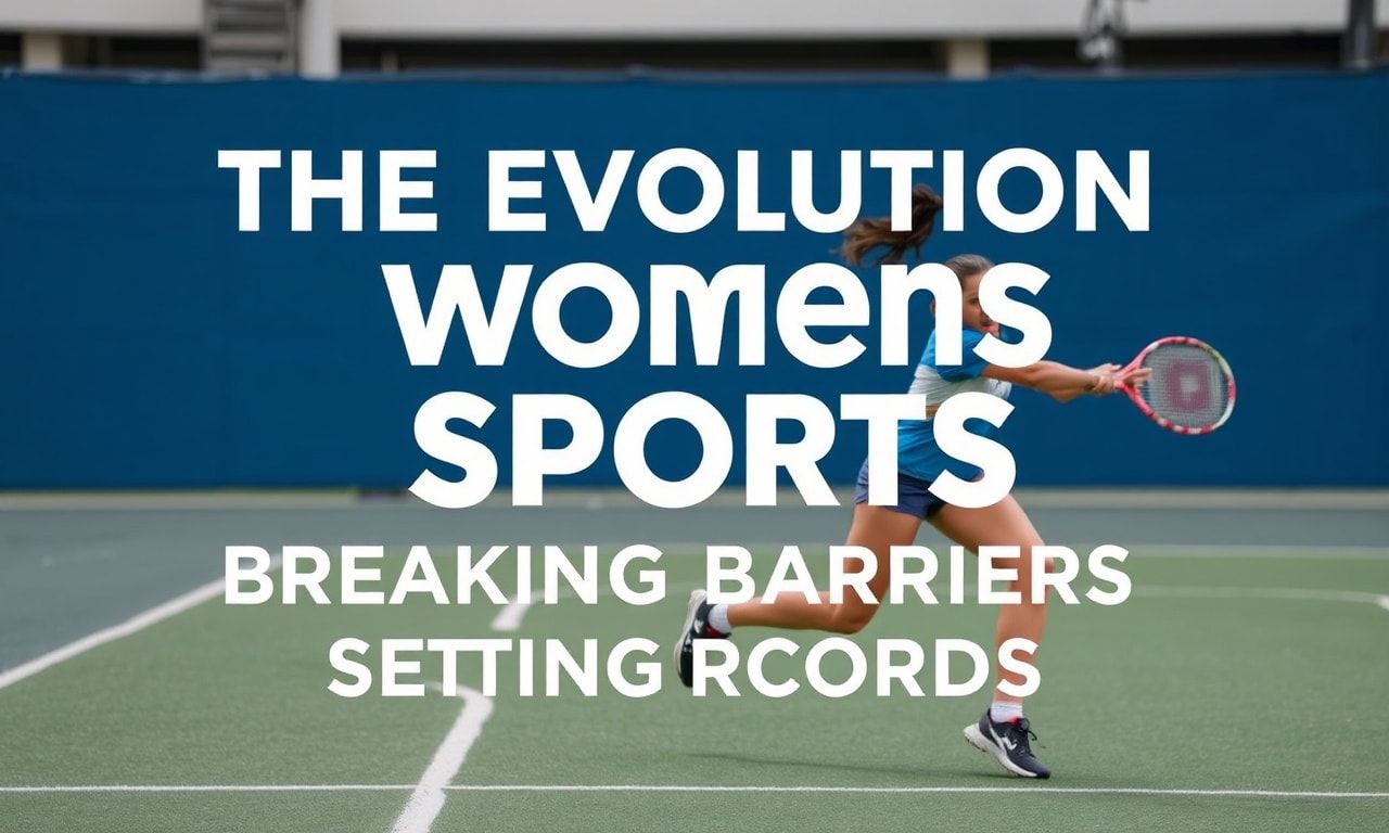The Evolution of Women's Sports: Breaking Barriers and Setting Records 1 The Evolution of Women's Sports: Breaking Barriers and Setting Records