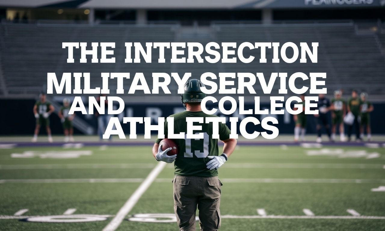 The Intersection of Military Service and College Athletics: A Unique Blend of Discipline and Talent