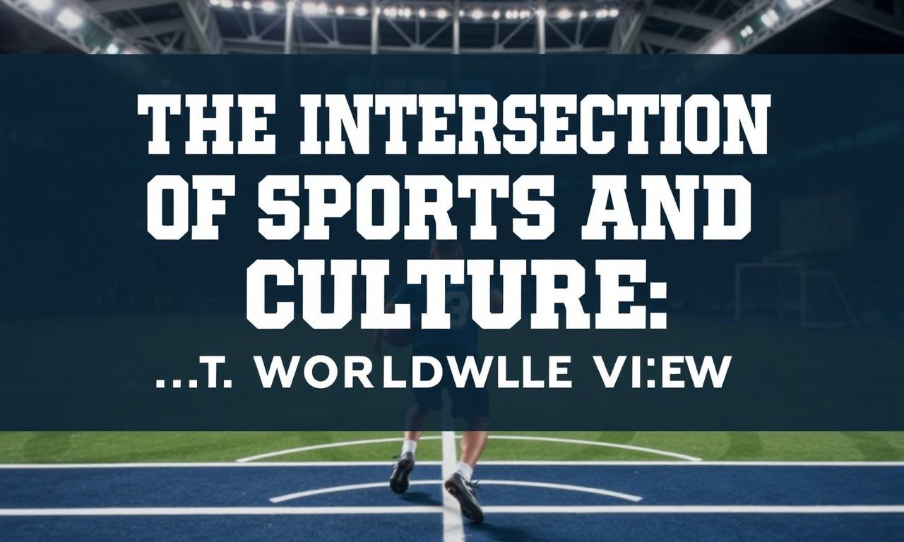 The Intersection of Sports and Culture: A Worldwide View