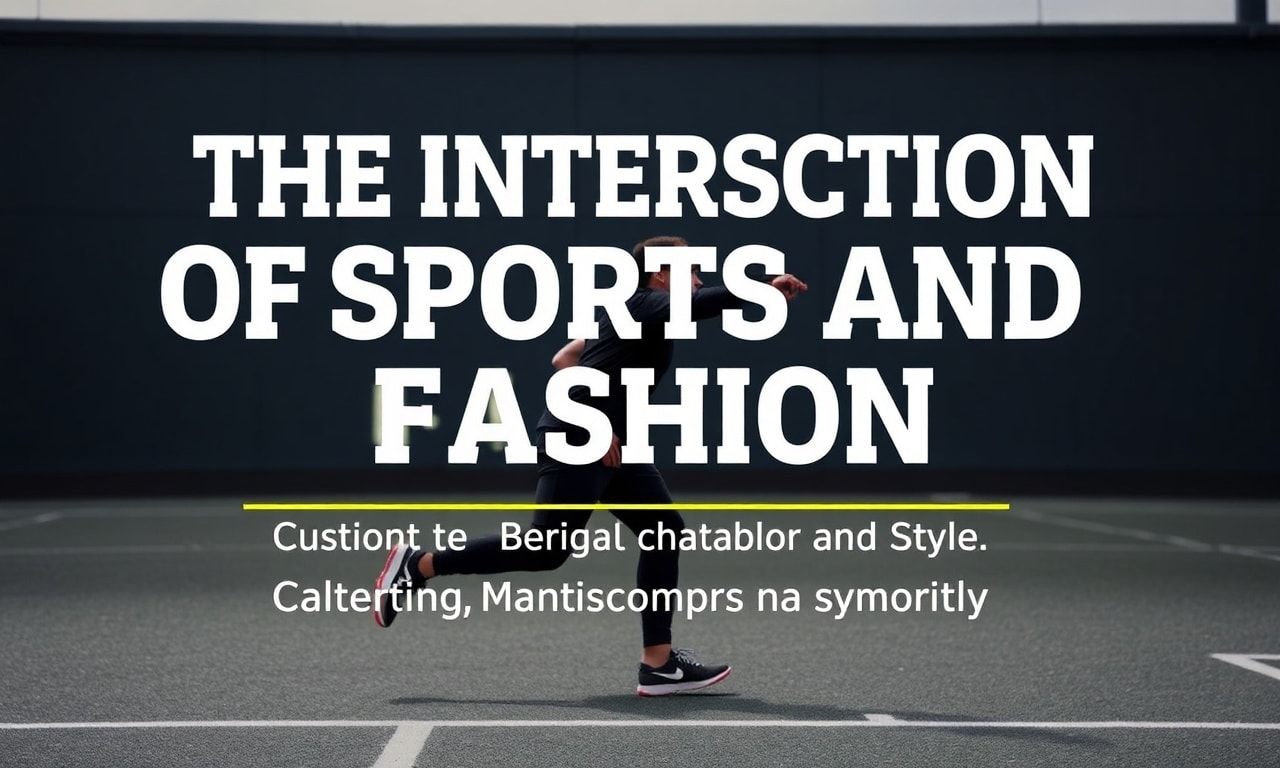 The Intersection of Sports and Fashion: Celebrating Achievements in Style