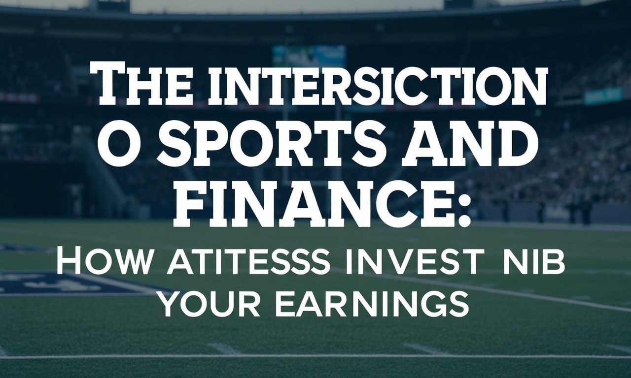 The Intersection of Sports and Finance: How Athletes Invest Their Earnings