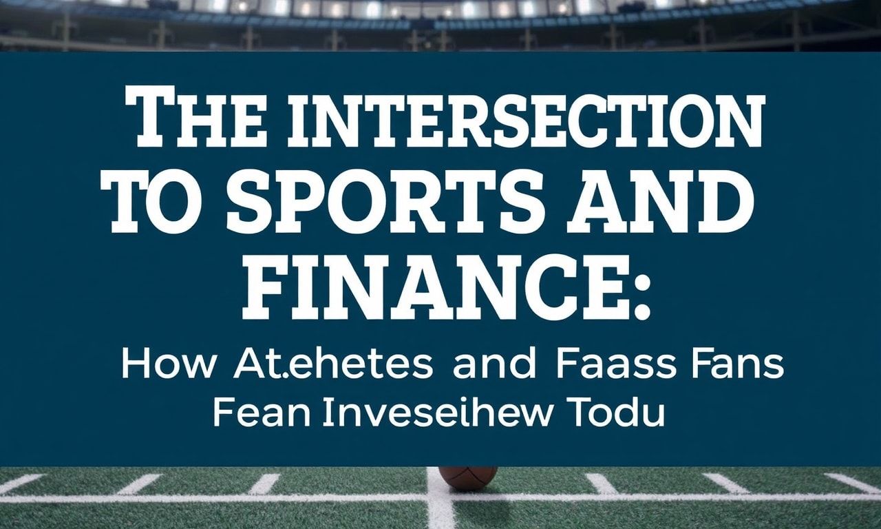The Intersection of Sports and Finance: How Athletes and Fans Can Invest Wisely