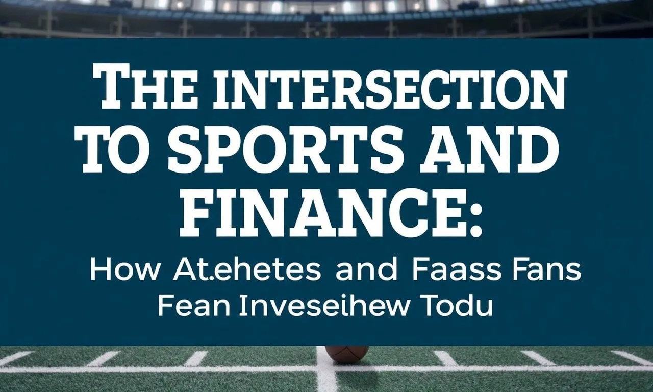 The Intersection of Sports and Finance: How Athletes and Fans Can Invest Wisely 6 The Intersection of Sports and Finance: How Athletes and Fans Can Invest Wisely