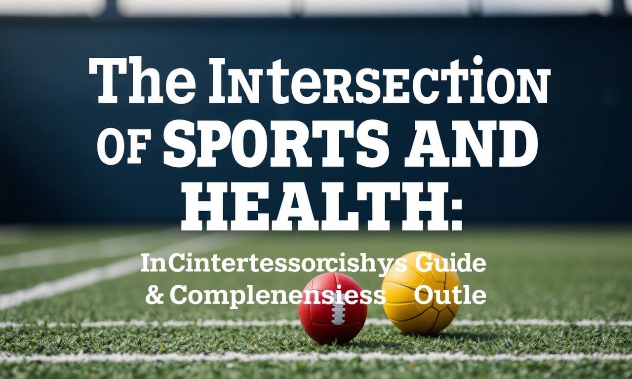 The Intersection of Sports and Health: A Comprehensive Guide 1 The Intersection of Sports and Health: A Comprehensive Guide
