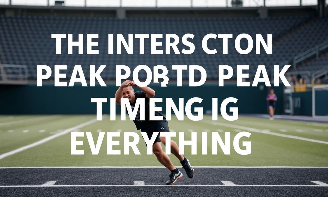 The Intersection of Sports and Peak Performance: Timing is Everything
