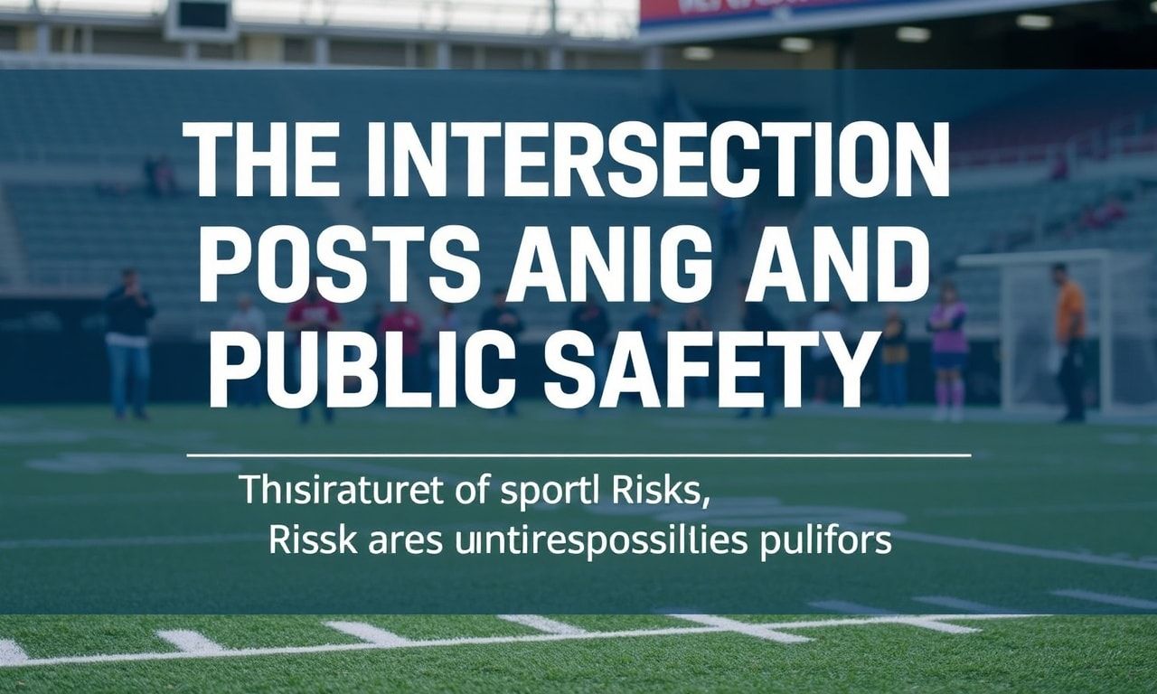The Intersection of Sports and Public Safety: Navigating Risks and Responsibilities