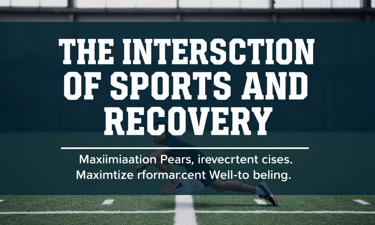 The Intersection of Sports and Recovery: Maximizing Performance and Well-being