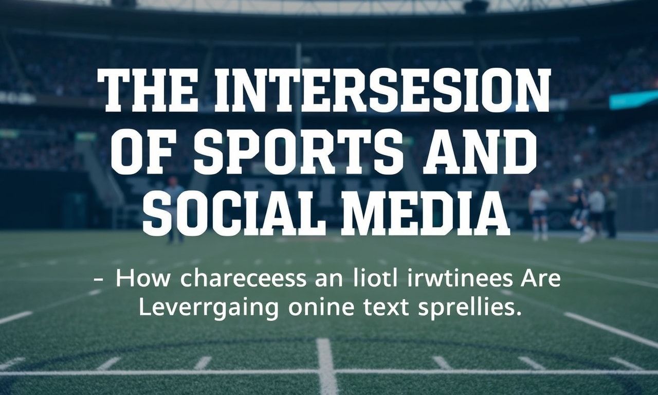 The Intersection of Sports and Social Media: How Athletes and Writers Are Leveraging Online Platforms 1 The Intersection of Sports and Social Media: How Athletes and Writers Are Leveraging Online Platforms
