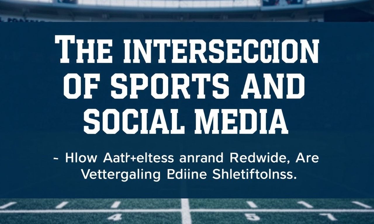 The Intersection of Sports and Social Media: How Athletes and Writers Are Leveraging Online Platforms