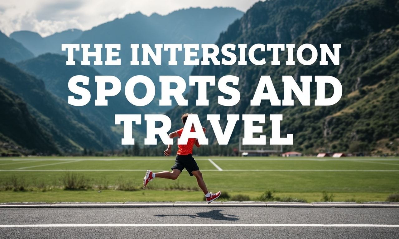 The Intersection of Sports and Travel: Exploring the World Through Athletics