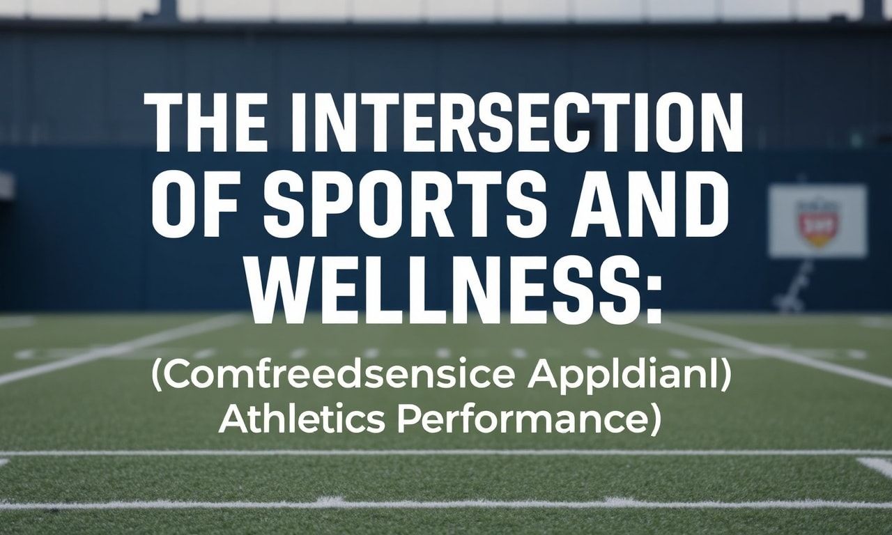 The Intersection of Sports and Wellness: A Comprehensive Approach to Athletic Performance