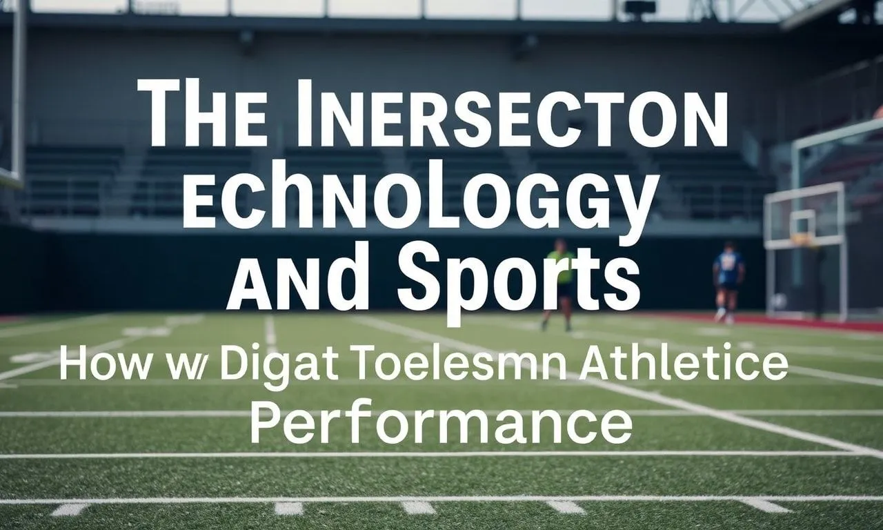 The Intersection of Technology and Sports: How Digital Tools Enhance Athletic Performance
