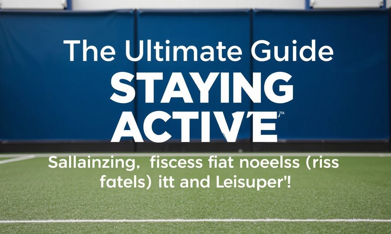The Ultimate Guide to Staying Active: Balancing Sports, Fitness, and Leisure