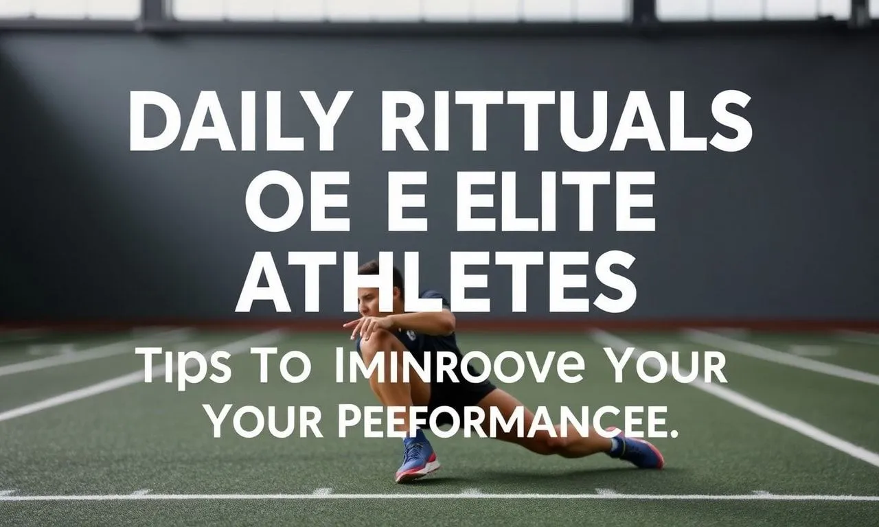 Daily Rituals of Elite Athletes: Tips to Improve Your Performance