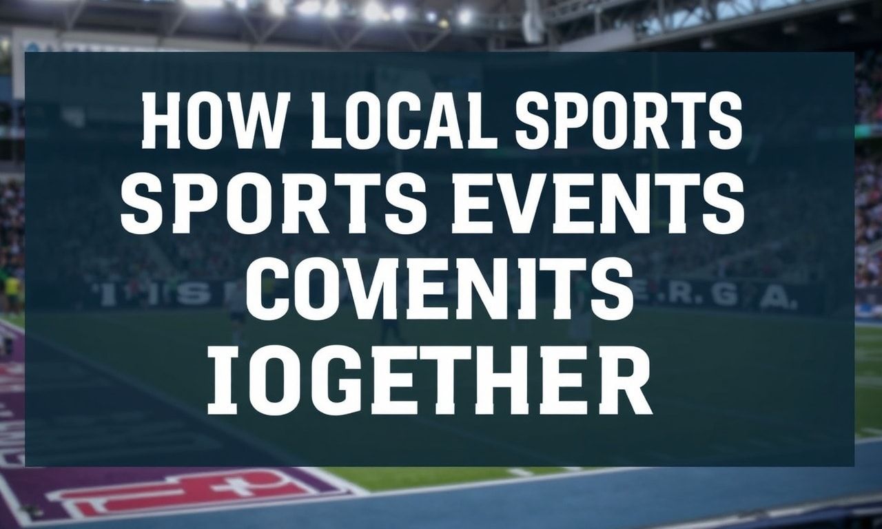 How Local Sports Events Bring Communities Together