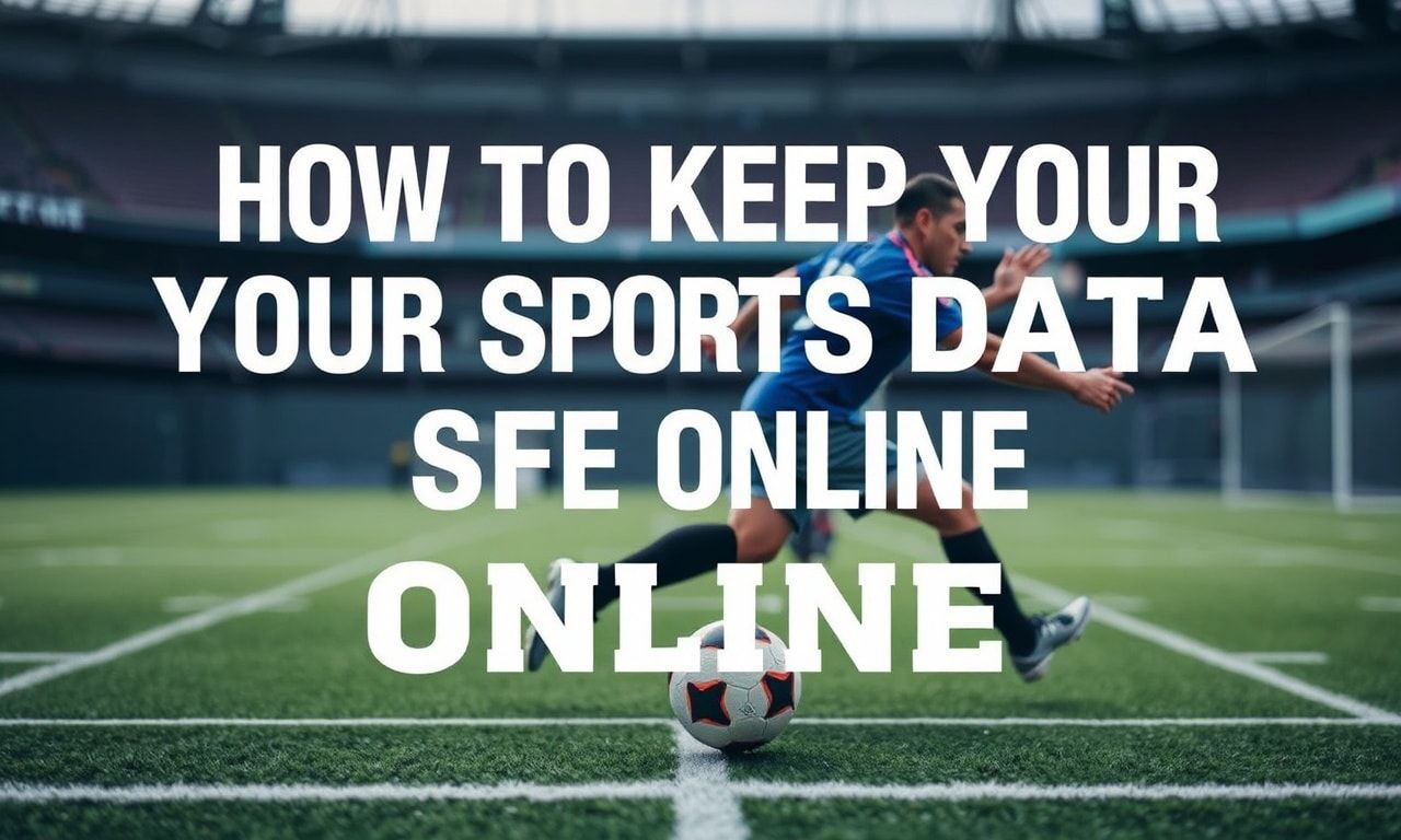 How to Keep Your Sports Data Safe Online