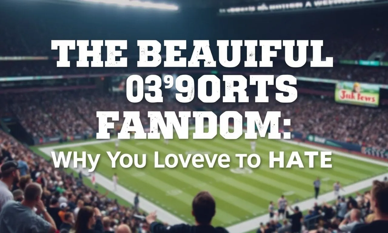 The Beautiful Chaos of Sports Fandom: Why We Love to Hate