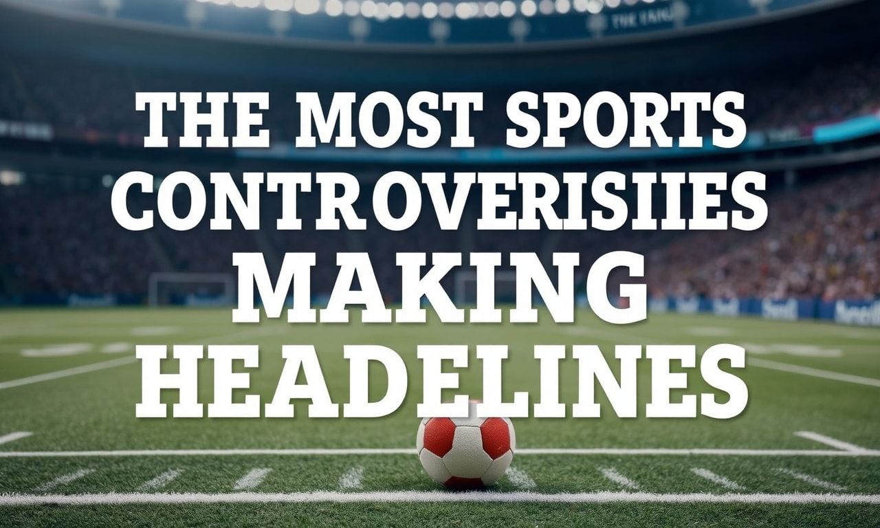 The Most Heated Sports Controversies Making Headlines