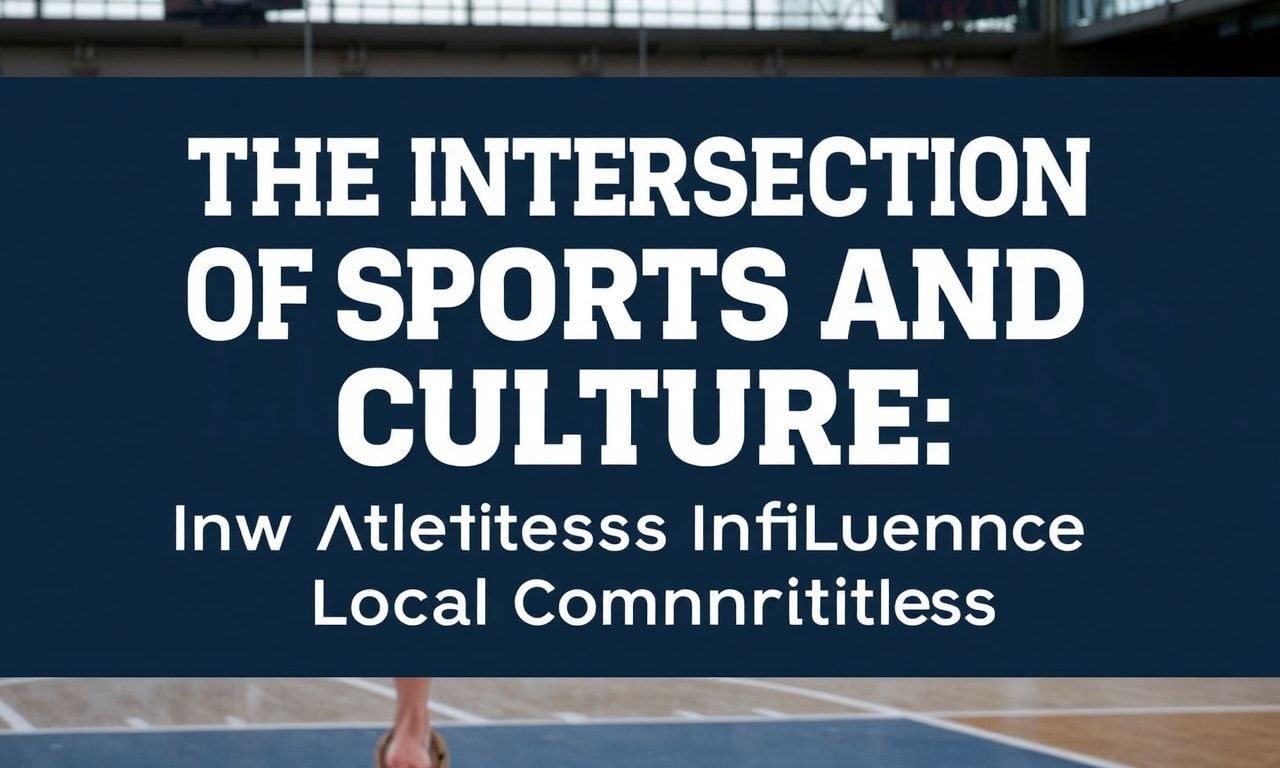The Intersection of Sports and Culture: How Athletes Influence Local Communities