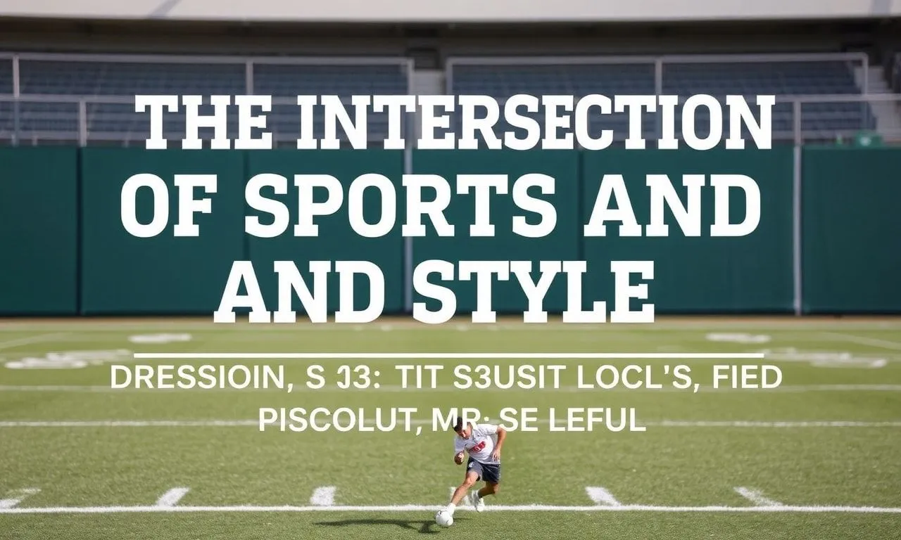 The Intersection of Sports and Style: Dressing for Success On and Off the Field