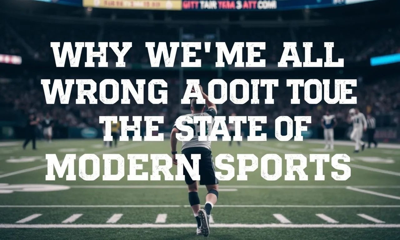 Why We're All Wrong About the State of Modern Sports